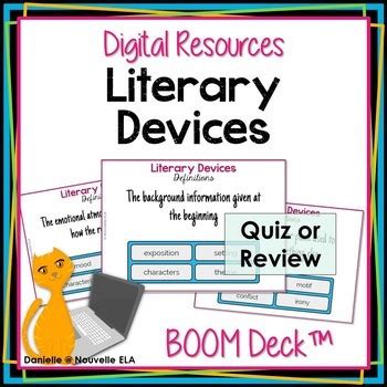 Literary Devices Quiz - Digital Version by Nouvelle ELA | TpT