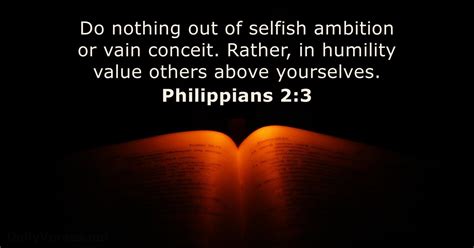 Philippians 2:3 - Bible verse - DailyVerses.net