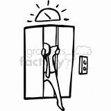 Elevator Coloring Pages sketch template