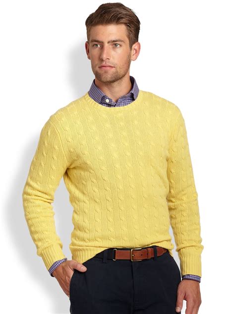 polo ralph lauren crew neck cable knit sweater - Dr. E. Horn GmbH - Dr. E. Horn GmbH