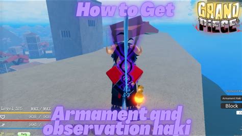 How to Get Armament Haki and Observation Haki in Gpo - YouTube