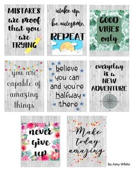 Farmhouse Shiplap growth mindset motivational posters by amy white