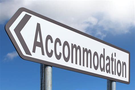 Accommodation - Free of Charge Creative Commons Highway Sign image