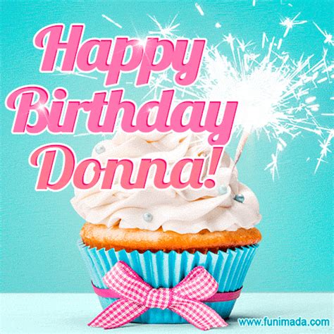 Happy Birthday Donna GIFs - Download on Funimada.com