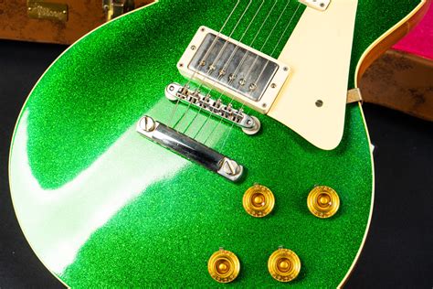 Gibson Custom Shop 1957 Les Paul Standard – Green Sparkle – GuitarPoint