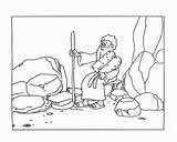 Moses At Mt Sinai Coloring Pages sketch template