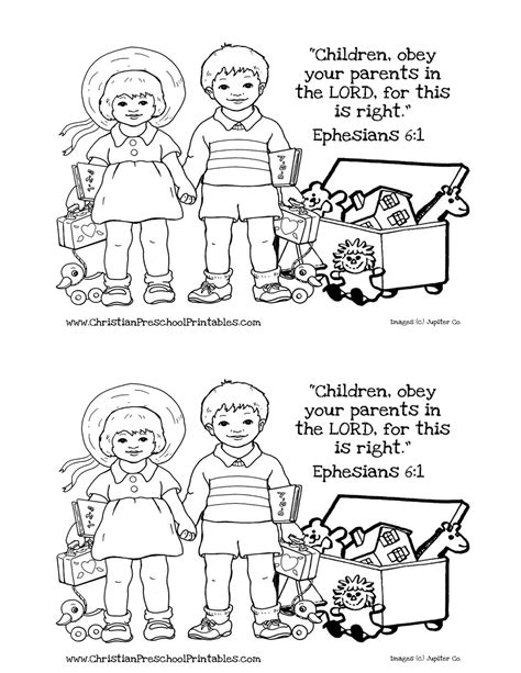 OBEDIENCE Week 2: Obedience leads to blessing Memory Verse: Pre-school to Grades 1-3: “Children ...