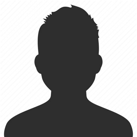 Face, head, male, man, person, profile, silhouette, user icon
