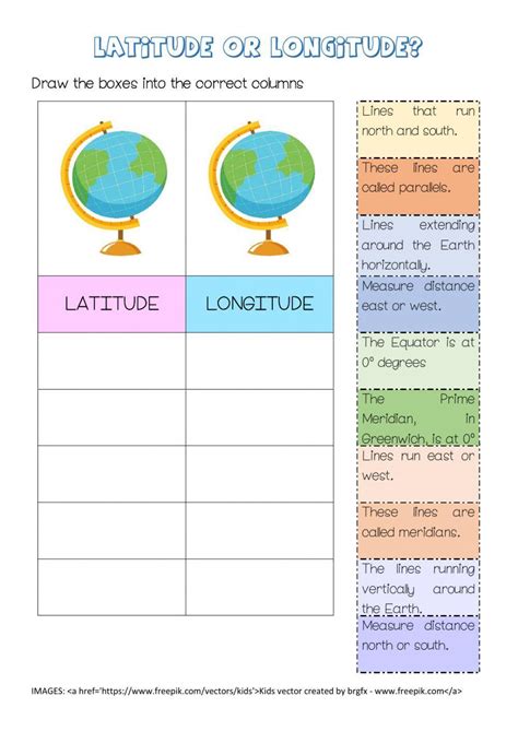 Latitude and Longitude: Part 1: The World | PDF | Longitude | Latitude - Worksheets Library