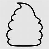 Einfach Und Frei Ausmalbild whipped Cream coloring Book cream  sketch template