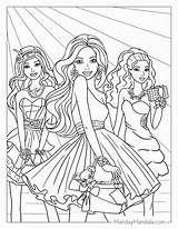 58 Barbie Coloring Pages Free PDF Printables  Drawing sketch template