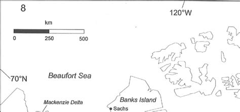 Map of western Canadian Arctic and a portion of the central Canadian... | Download Scientific ...