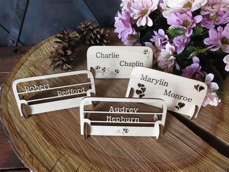 Wooden Name Tags Wedding Place Card Business Event Sitting - Etsy