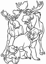 Brother Bear Coloring Pages Disney Kids Kleurplaten Book Fun  sketch template