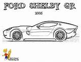 Fierce Car Coloring  Ford Muscle Cars sketch template