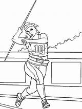 Track And Field Coloring Pages  Best For Kids sketch template