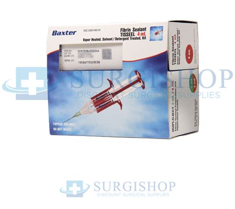 1504515 – Baxter Tisseel Fibrin Sealant W Duploject System 4ml – SurgiShop: Surgical Supplies Online