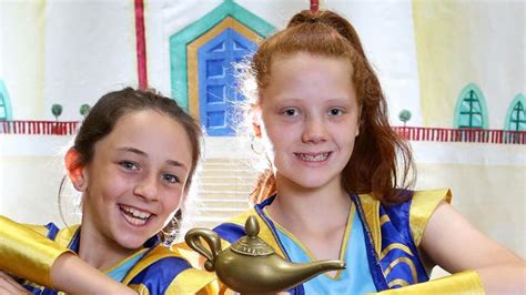 Coorparoo State School students prepare for the stage performance of Disney classic Aladdin ...