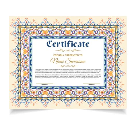 Certificate or diploma design 20821013 Vector Art at Vecteezy