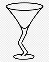 Martini Glass Coloring Page  Book Free Transparent PNG sketch template