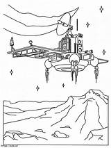 Nasa Space Observation Satellite coloring Page sketch template