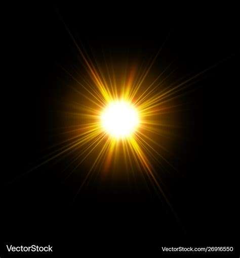 Sunlight special lens flare light effect Vector Image