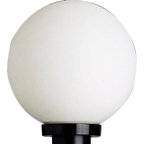 Progress Lighting P5478 Acrylic Globe Series 10" Single-Light Post Lantern with Shatter ...