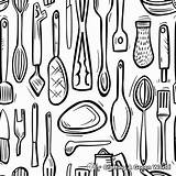 Kitchen Free Coloring Pages  & Printable sketch template