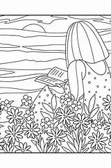 Puesta Tramonto Zon Soleil Coucher Malvorlage Untergehende Puestas  sketch template