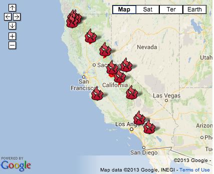 California Fire Map | Fremont, CA Patch