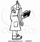 Royalty Free RF Preacher Clipart Illustrations Vector Graphics 1 sketch template