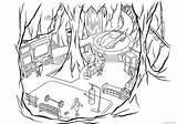 Cave Coloring Page  Landforms Abcteach Clipart sketch template
