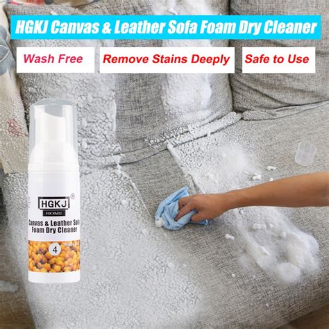 Sofa Cleaning Rich Foam Spray Wash Free No Harm to Fabric Deep Dry Cleaning Fabric Cleaner for ...