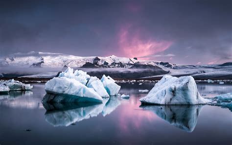 Daily Wallpaper: Glacier Sunrise in Alaska | I Like To Waste My Time