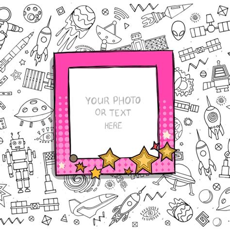 Cartoon template frame Stock Vector Image by ©Liubou #199468832