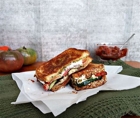 Grilled Vegetable Sandwich with Tomato Jam - Cherry on my Sundae Best ...