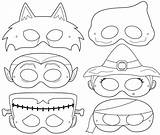 Coloring Pages Of Halloween Masks sketch template