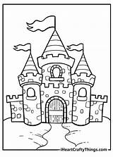 Castle Coloring Book Pages Sketch Page sketch template