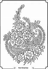 Free Complex Flower Coloring Pages Download  sketch template