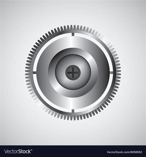 Gear wheels design Royalty Free Vector Image - VectorStock