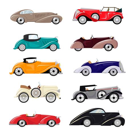 Premium Vector | Art deco car retro luxury auto transport and art-deco modern automobile ...