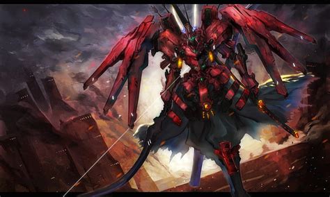 Crimson mecha, crimson, robot, mecha, HD wallpaper | Peakpx