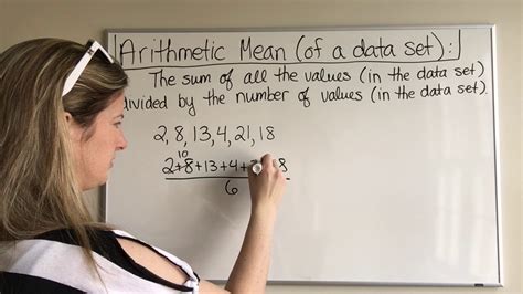 Arithmetic Mean Formula - YouTube