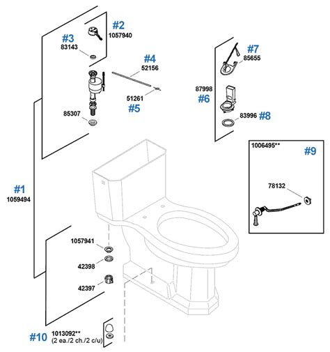 Kohler One Piece Toilet Tank Gasket Replacement - kohler toilet support