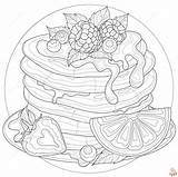 Delicious Fun With Pancake Coloring Pages  GBcoloring sketch template