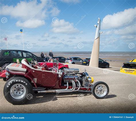 Vintage Car by the Beach in the UK Editorial Photo - Image of beach, advert: 178464161