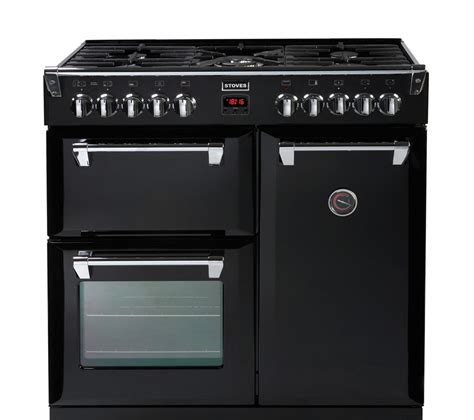 Buy STOVES Richmond 900DFT Dual Fuel Range Cooker - Black | Free Delivery | Currys