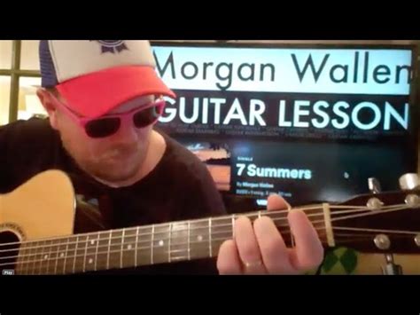 How To Play 7 Summers Morgan Wallen // easy guitar tutorial beginner ...