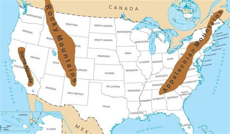 Map Of Usa Mountains – Topographic Map of Usa with States