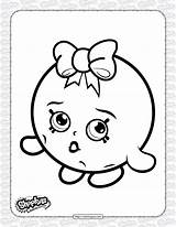 Free Printable Shopkins Polly Polish Coloring Page sketch template